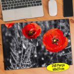 87770609 Kırmızı Gelincik Çiçeği 240 Parça Puzzle Yapboz