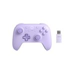 8Bitdo Ultimate 2c Kablosuz Oyun Kolu Hall Etkili Joystick, 1000Hz Windows PC Android Bluetooth Mor, Purple