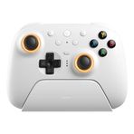 8Bitdo Windows ve Android için Ultimate 2 Kablosuz Denetleyici, TMR Oyun Çubukları, Değiştirilebilir Salon Efekti/Dokunmatik Tetikleyiciler, Hareket Kontrolü, RGB Fire Ring, 8 Speed Kablosuz