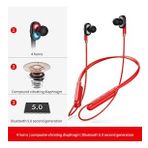 8d Dinamik 4 Hoparlörler Subwoofer Bt 5.0 Ense Kulaklık Tf Kart Kırmızı