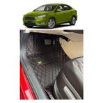 8D Ford Focus 2012-2018 Arası Araca Özel 8d Havuzlu Paspas Takımı - Siyah