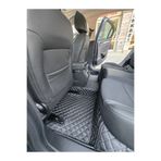 8D OTO PASPASI RENAULT RENO MEGANE 3 2008 - 2015 SERİ Uyumlu DYNAMIC SİYAHA BEYAZ Araca Özel Havuzlu Deri Paspas