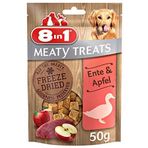 8in1 50 gr Meaty Treats Freeze Dried Ördekli Elmalı Köpek Ödülü