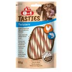 8in1 85 gr Tasties Twisters Tavuklu ve Balıklı Burgu Köpek Kemik Ödülü
