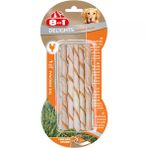 8in1 Delights Chicken Twisted Sticks 10x55 gr Köpek Ödülü