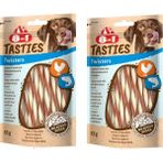 8in1 Tasties Twisters Tavuk Ve Balıklı 2x85 gr Köpek Ödülü