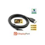 8k Displayport Dp Kablo 1080p@ 360hz, 2k@ 240hz, 4k@ 144hz, 8k@ 60hz V1.4 Gaming \ Sinema