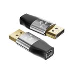 8k Mini Displayport To Displayport Adaptörü Çift Yönlü Dönüştürücü