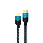8K/4K HDMI kablosu – 8K@60 Hz (Hızlı Ultra HD için ekstra bakır, 2K@240 Hz/4K@144 Hz/8K@60 Hz – HDMI 2.0 ile uyumlu, Ethernet ile yüksek hız, Blu-ray/PS5/Xbox serisi X) (Siyah - Örgü, 3 Metre)