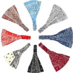 8'li Bandana Set, Kumaş Paraşüt Bandana