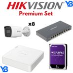 8'li Premium Hikvision Ip Kamera Seti 2mp