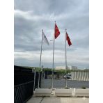 8METRE PASLANMAZ BAYRAK DİREĞİ