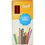 8mm Kırmızı Plastik Spiral 100 Adet, Dayanıklı ve Ekonomik Kutu Malzemesi - Seçenek 1 - Ahşap - Siyah