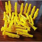 8mm Roket Dübel Profesyonel 8mm Plastik Sarı Dübel 8 50 100 Adet -