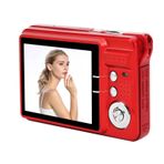 8x Zoom Kart Dijital Kamera 5 MP 2,7 inç LCD Ekran Maksimum Destek 32 GB Bellek Kartı Dahili Mikrofon (Kırmızı)