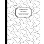 8x10" Composition Notebook - 200 College Ruled Pages - South Carolina State Outline Notebook Journal with Clean White Background for Kids, Preteens, Teens and Adults