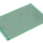 8x12 Cm Çift Yüzlü Delikli Bakır Plaket 2 Katman