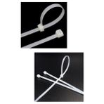 8X300 Beyaz Kablo Bağı & Plastik Kelepçe & Cırt Kelepçe 100 Adet (Paket) - standart
