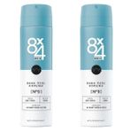 8x4 No 9 Dry Cool 2x150 ml Erkek Sprey Deodorant