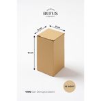 8x8x16cm Kilitli Kraft Kutu 25 Adet