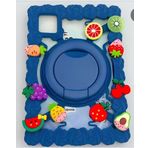 9-10-11inç Hometech Vorcom Casper Alcatel Amazon Tüm Tabletlere Uyumlu Mevye Desenli Çocuk Kılıfı Lacivert