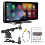 9.3 İnç Araba Stereo MP5 Çalar BT Eller Serbest Arama FM Radyo Desteği Carplay Android Auto Telefon Bağlantısı Geri Döndürme Yardımı Ayarlanabilir Braketli U-Disk/TF Kartı Youmaxe
