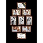 9 Adet 21X30 Çerçeve - Mdf A4 Çerçeve - Çoklu Fotoğraf Çerçevesi - Diploma Çerçevesi - Sertifika - Ahşap