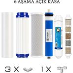 9 Aşama Açık Kasa Su Arıtma Cihazı Filtre Seti Vontron Membran