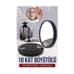 9 Cm 10x Büyüteçli Makyaj Aynası