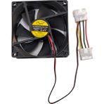 9 CM12V Molex Kasa Fanı 9X9X2.5CM Molex Ide Fan - Siyah
