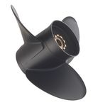 (9 dia x 10 pitch, Qa3150r - 10p, Right) - Quicksilver Black Diamond Propeller Black Finish