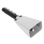9 inç çelik Inek çanı gürültü üreticisi Spor Etkinlikleri Için Tezahürat el çan Futbol oyunları Için Konser Mezuniyeti Metal çan Davul Seti Kiti Perküsyon (WHITE)