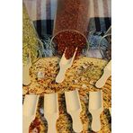 9' lu Mini Bambu Ölçek Kaşığı (Küreği), Lüks Mini Kürek Baharatlık Kaşığı
