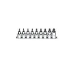 9 Parça 1/2" TORX Uçlu Lokma Takımı- Kısa Tip