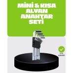 9 Parça Alyan Anahtar Seti Bisiklet Mobilya Ve Otomotiv Uyumlu Mir57643972