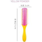 9-Rows Dolaşık Açıcı Saç Fırçası Denman Detangler Saç Fırçası Baş Masaj Aleti Kadınlar Erkekler Için Düz Kıvırcık Islak Saç Tarak Ev Salon (Yurt Dışından)