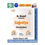 9.Sınıf 2025-2026 Coğrafya Video Çözümlü Marif Müfredat Soru Bankası Seti+Kalem