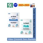 9.Sınıf 2025-2026 Matematik-Fizik Video Çözümlü Marif Müfredat Soru Bankası Seti+Kalem