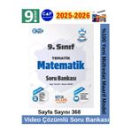 9.Sınıf 2025-2026 Matematik Video Çözümlü Marif Müfredat Soru Bankası Seti+Kalem