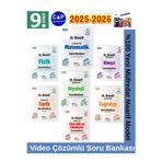 9.Sınıf 2025-2026 Müfredat Tüm Dersler (7 Kitap)Video Çözümlü Marif Müfredat Soru Bankası Seti+Kalem