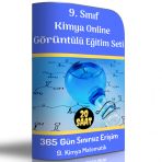 9. Sınıf Kimya Online Görüntülü Eğitim Seti