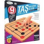 9 Taş ve 3 Taş Kutu Oyunu - Iki Oyun Bir Kutuda - Mavi Su Dünyası