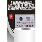 9 Ultra Akıllı Saat 49mm 2inç Ekran 7 Kordonlu Ve Bluetooth Kulaklık