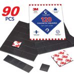 90 Adet Yapışkanlı Mıknatıs Magnet, Güçlü Süsleme Mıknatısı