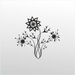 90 cm Ayçiçeği Folyo Sticker