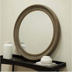 90 cm Dekoratif Tasarım Ahşap Konsol Üstü Duvar Aynası - Pinterest Duvar Dekor Aynası - 50