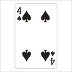 90 cm İskambil Kağıdı Folyo Sticker