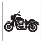 90 cm Motorsiklet Folyo Sticker
