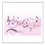 90 cm Müzik Notası Folyo Sticker