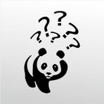 90 cm Panda Folyo Sticker
